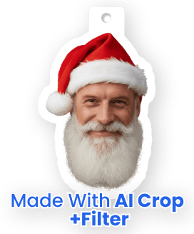 Thumbnail of Santa Claus custom air freshener made with AI Crop